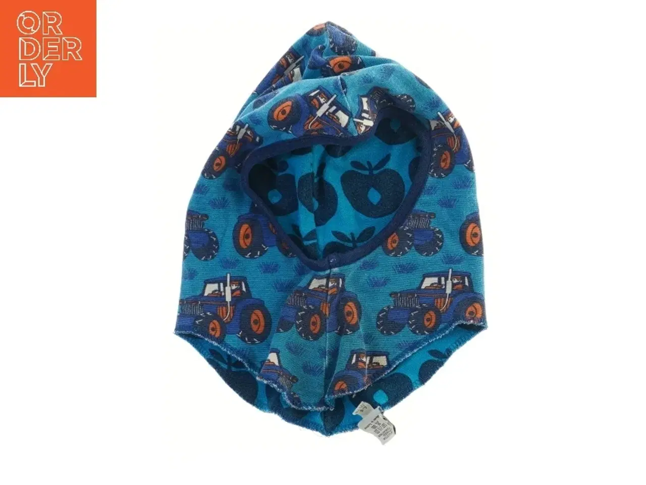 Billede 2 - Børnehue med traktorprint fra Småfolk (str. 4-5 år )