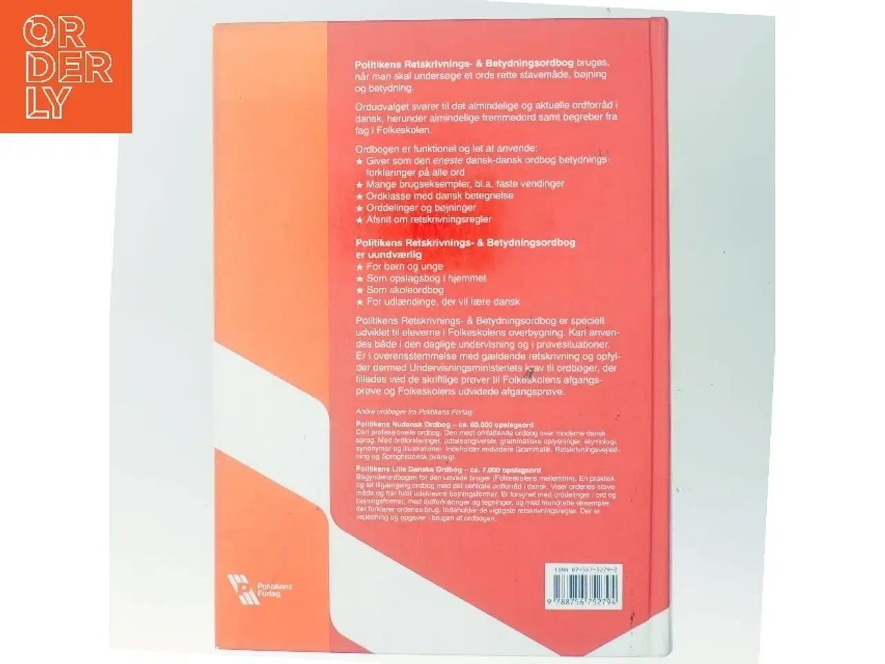 Billede 3 - Retskrivnings og betydningsordbog (Bog)