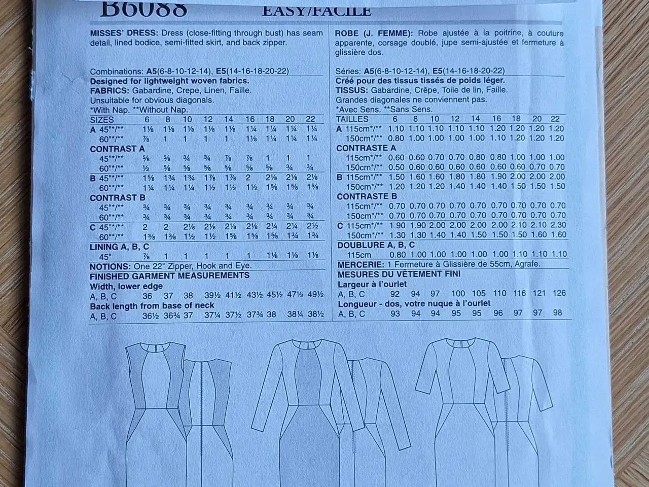 Billede 2 - Butterick snitmønster 