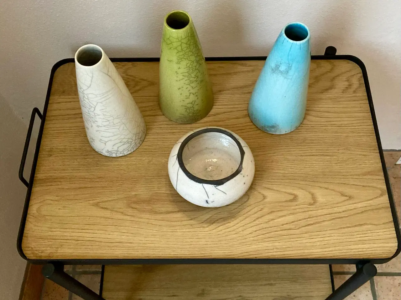 Billede 3 - Velholdt barbord, sidebord, lampebord med hylde