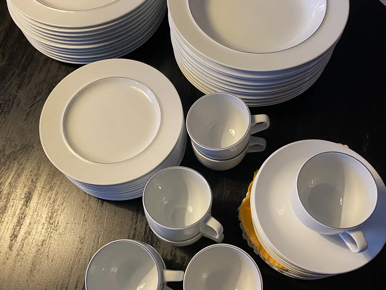 Billede 1 - Blå kant -royal copenhagen 