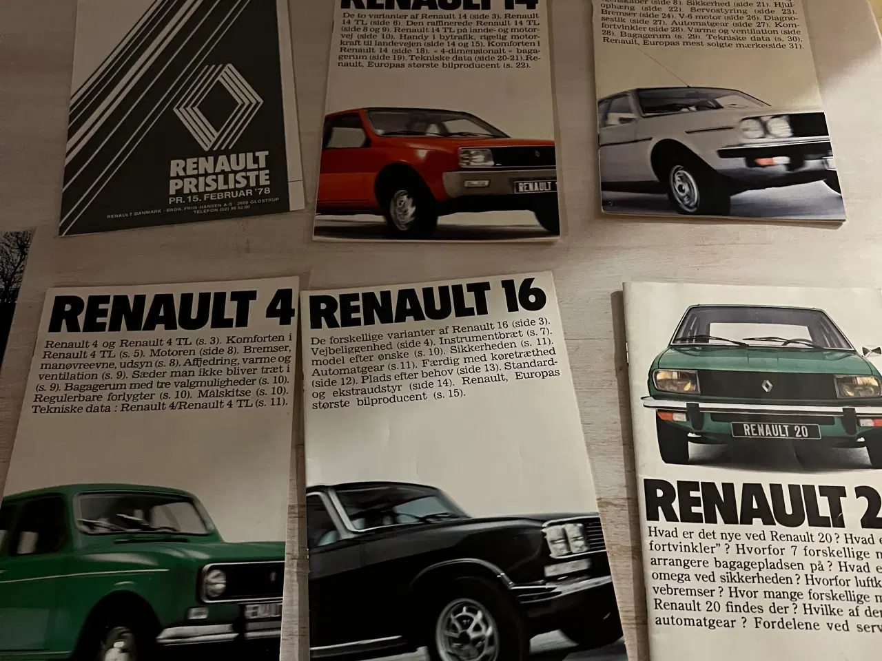 Billede 4 - 17 Renault Brochure 