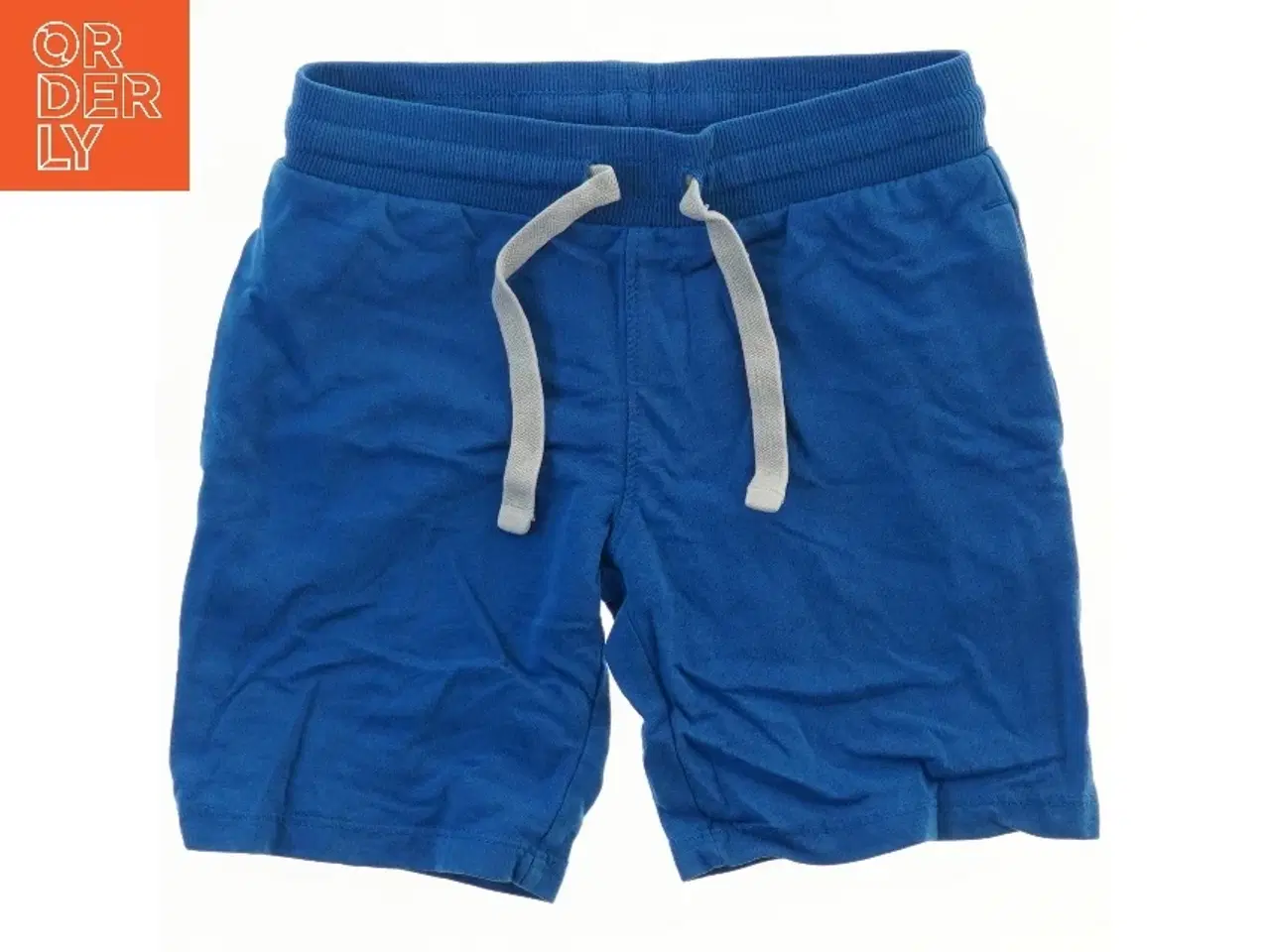 Billede 1 - Blå shorts med grå snore fra H&M (str. 104)