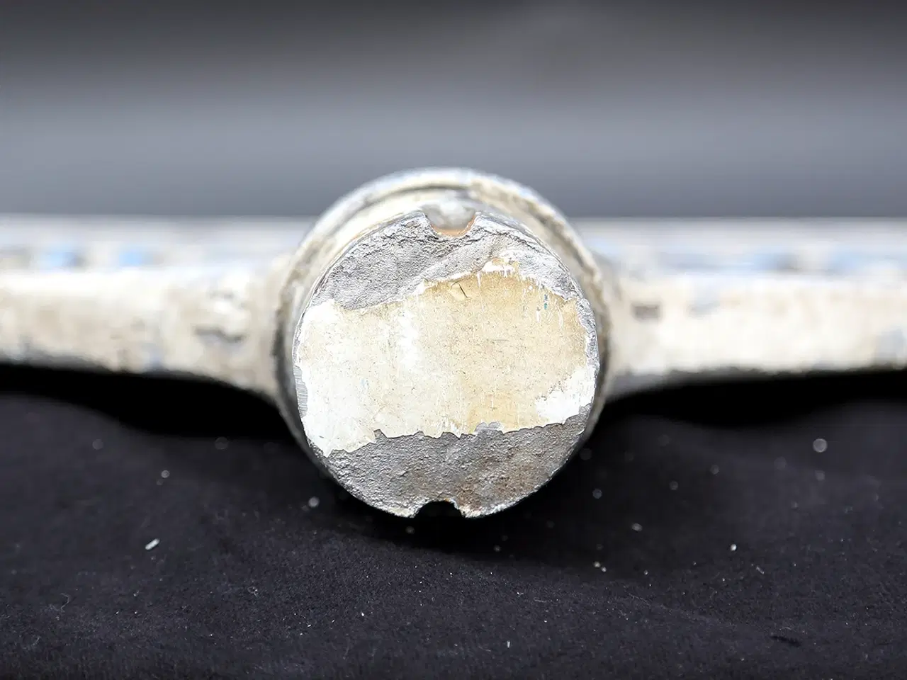 Billede 7 - Vintage dansk vejskilt “Vinkelvej” i aluminium