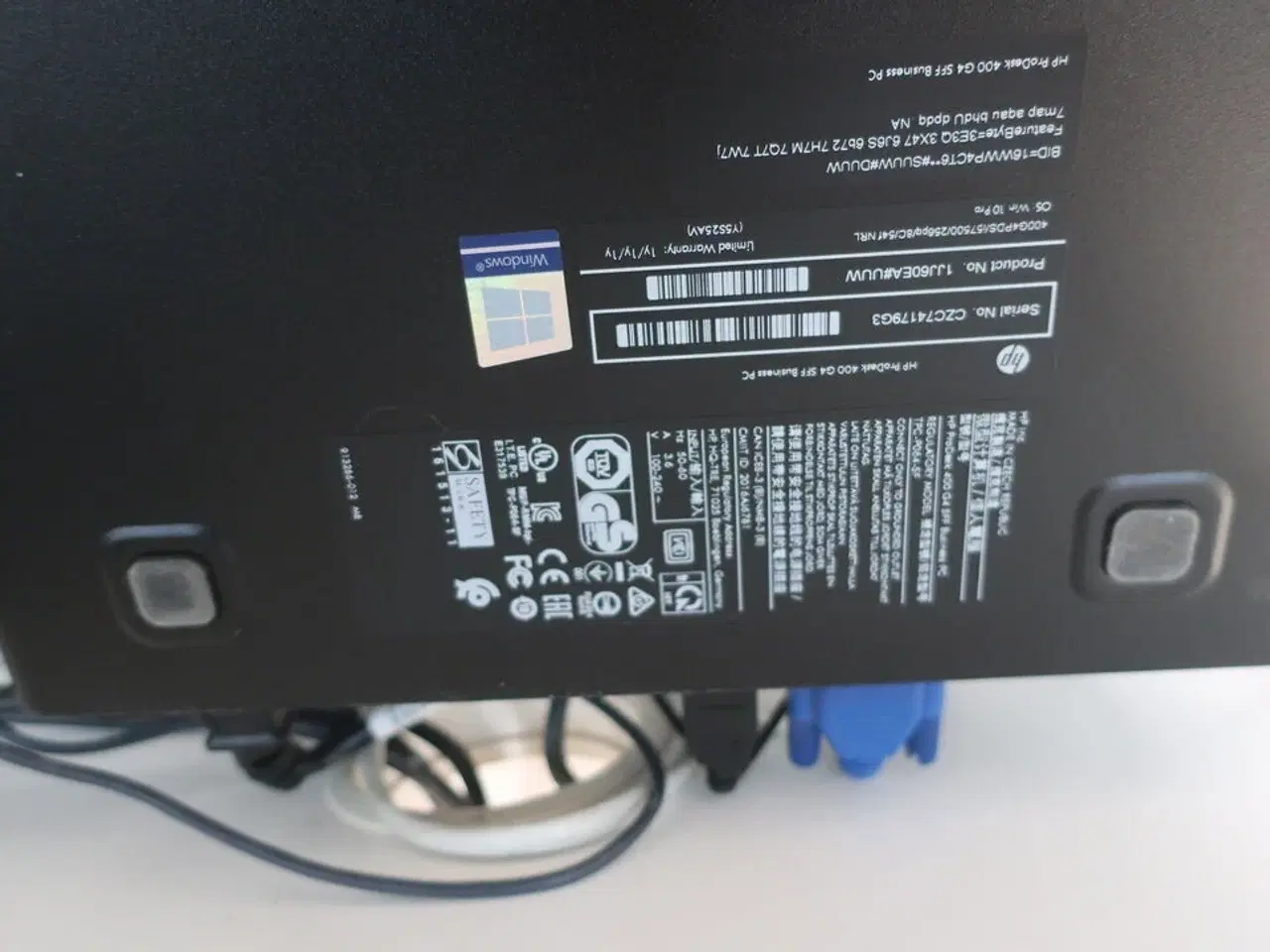 Billede 2 - HP 22" skærm L2208w (PC medfølger ikke)