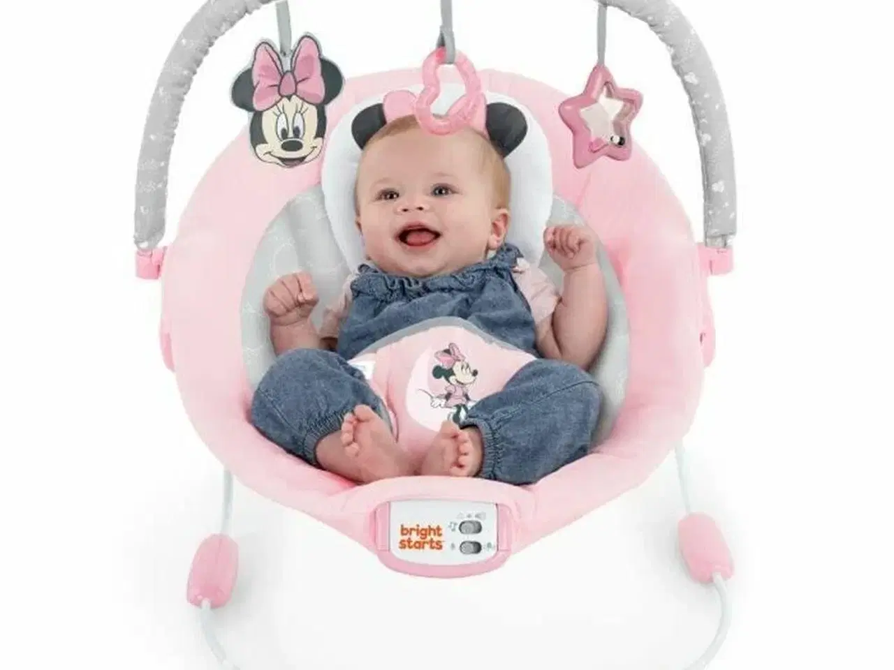 Billede 4 - Bright Starts babyhængekøje - Minnie Mouse, musik & vibration