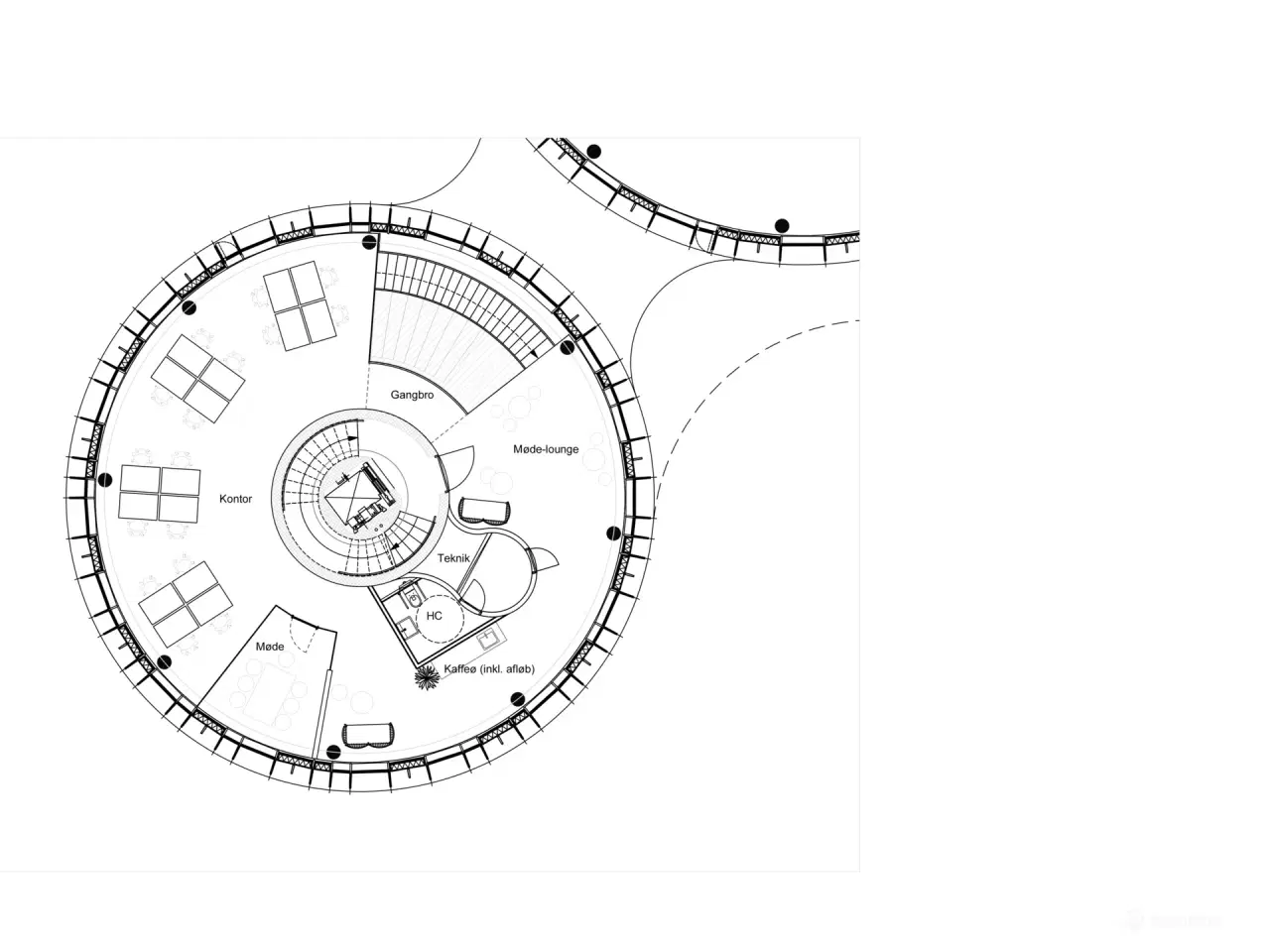 Billede 13 - Eksklusivt kontorlejemål i det ikoniske Axel Towers