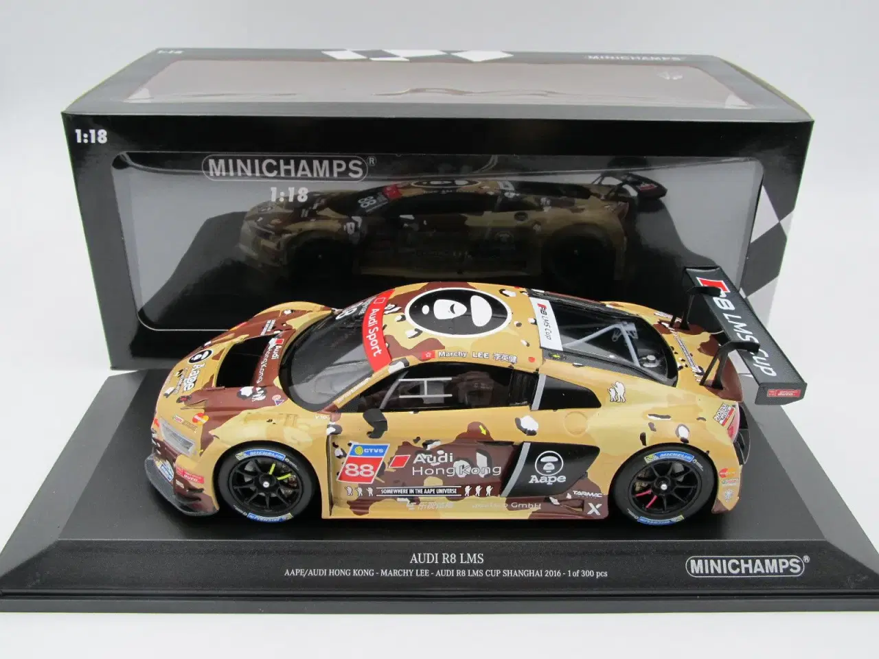 Billede 2 - 2016 Audi R8 LMS 1:18 MINICHAMPS / Limited Edition