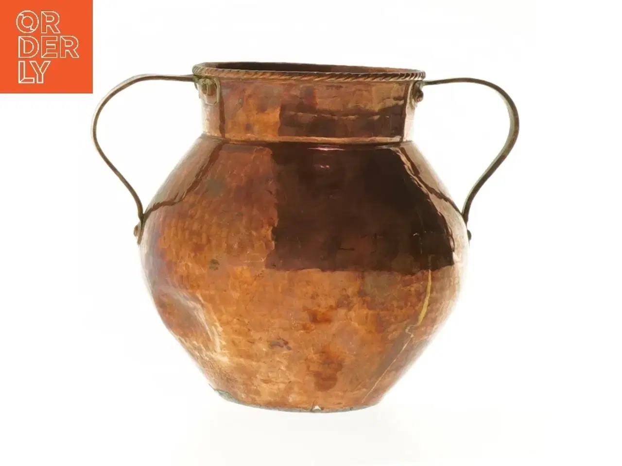 Billede 1 - Kobbergryde med håndtag (str. Ø 13 cm)