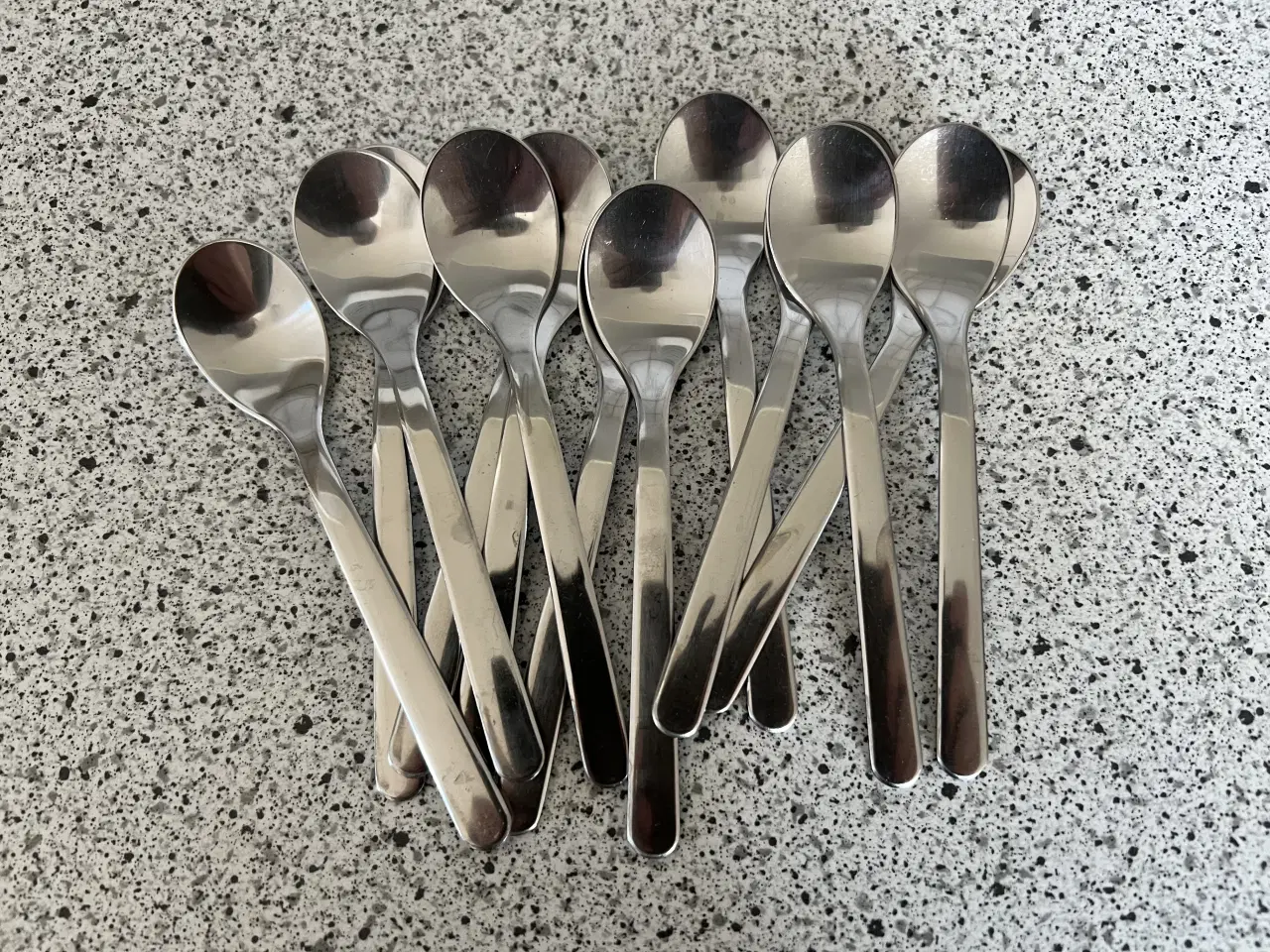 Billede 1 - Teskeer rustfrit stål - 13 stk.