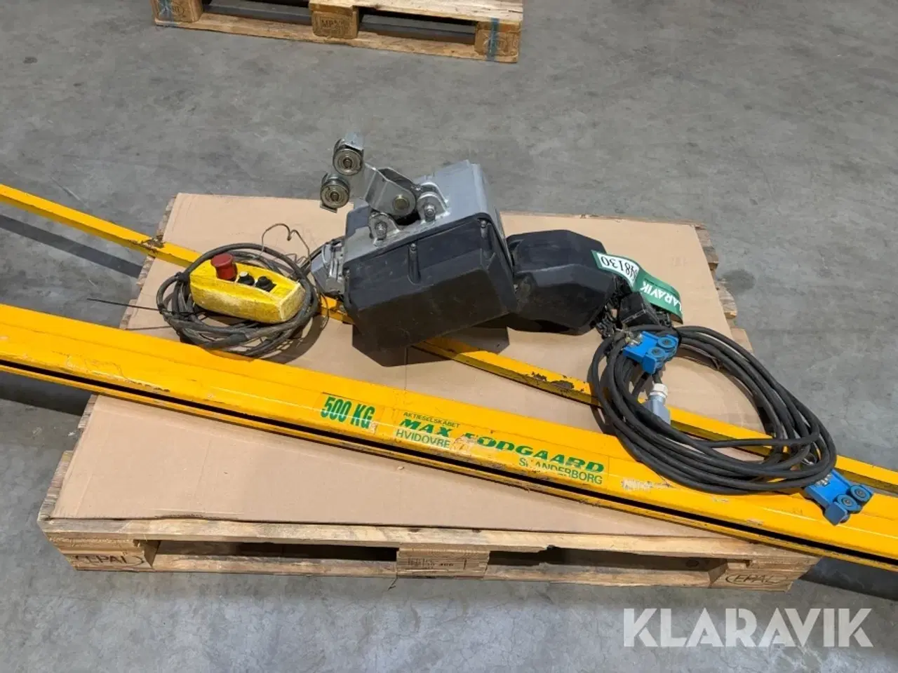 Billede 3 - Svingkran Max fodgaard 500 kg. Carl Stahl 620 elektrisk talje