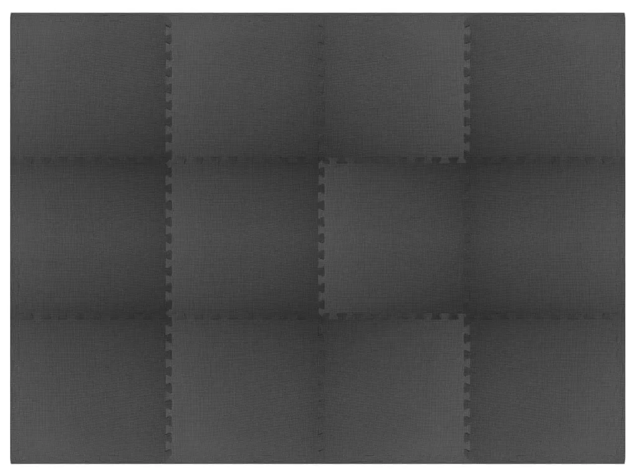 Billede 1 - Gulvmåtter 12 stk. 4,32 ㎡ EVA-skum sort