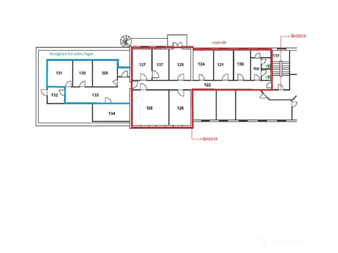 Billede 12 - Kontorlokaler på Svendborg station