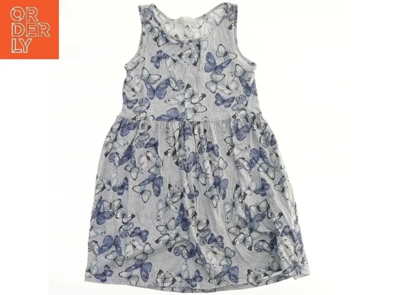 Billede 2 - Sommerkjole med sommerfugle fra H&M (str. 122)