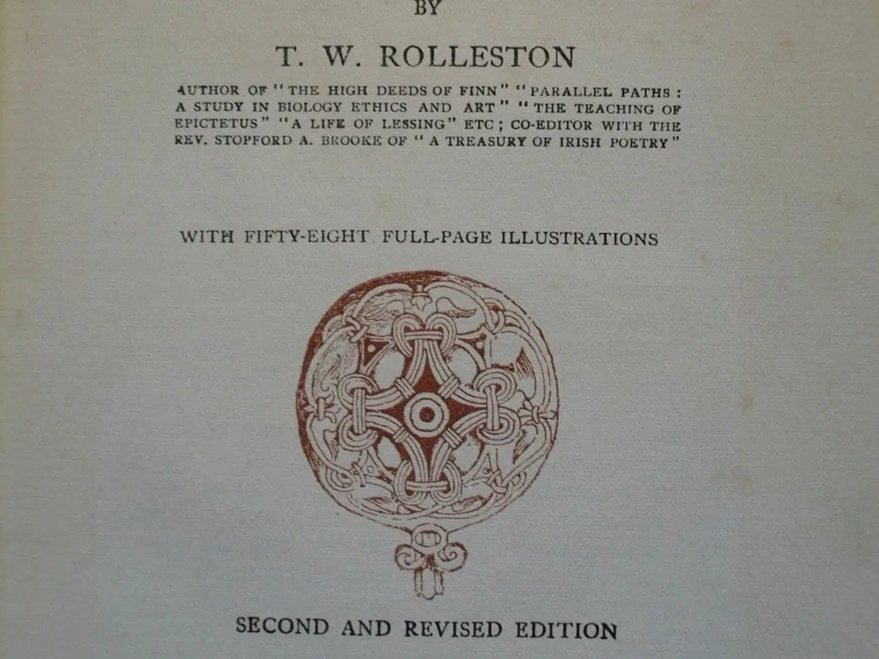 Billede 2 - myths and legends of the celtic race, by t. w. rol