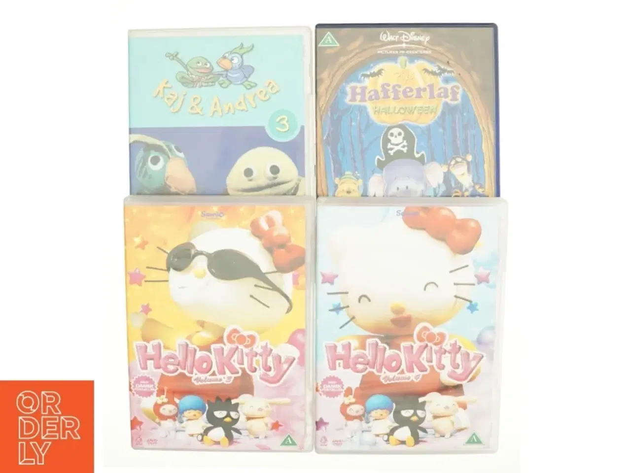 Billede 1 - 4 dvd&#180;er, Hello Kitty, Haffelaf Halloween og Kaj&Andrea