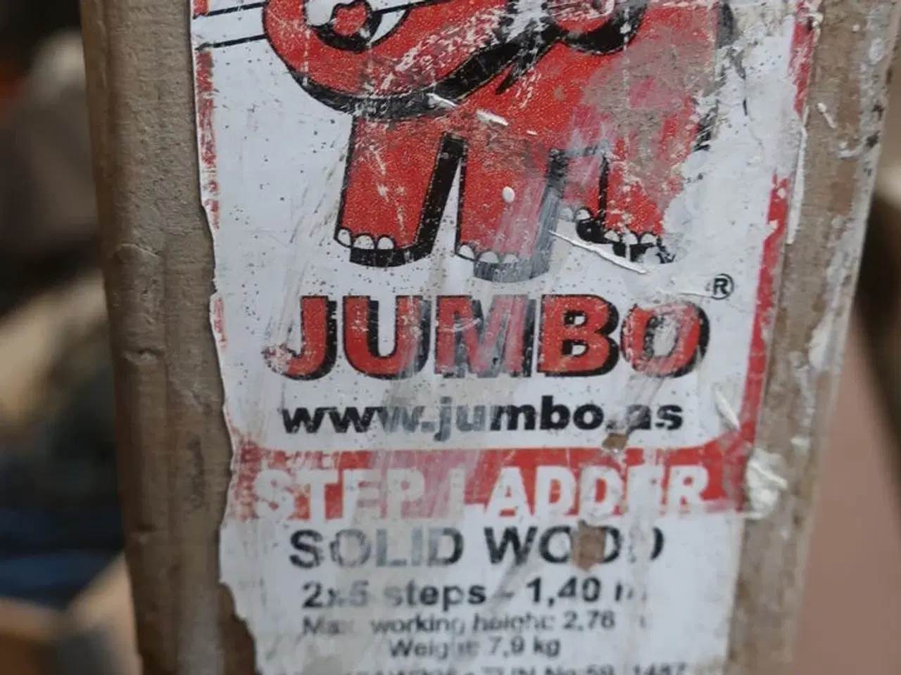 Billede 3 - 2 stk. stiger JUMBO