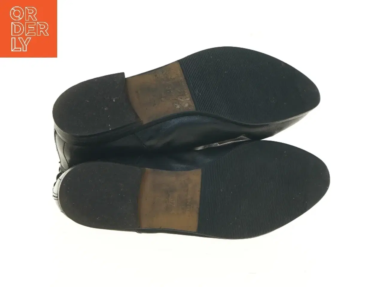 Billede 5 - Sorte knæhøje støvler med snøre (str. 37 )