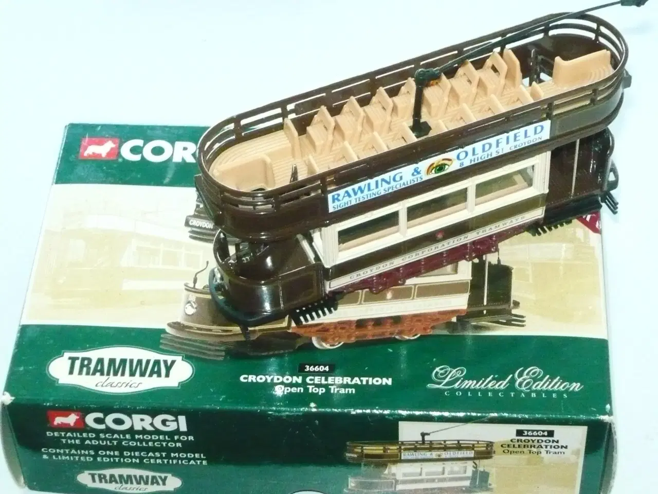 Billede 1 - ORIGINAL CORGI SPORVOGN I ÆSKE