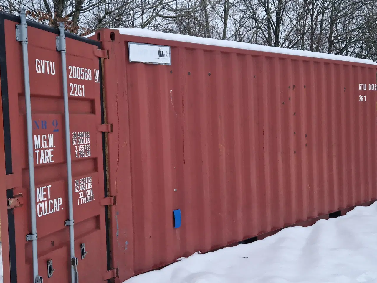 Billede 3 - 20 fod container, isoleret