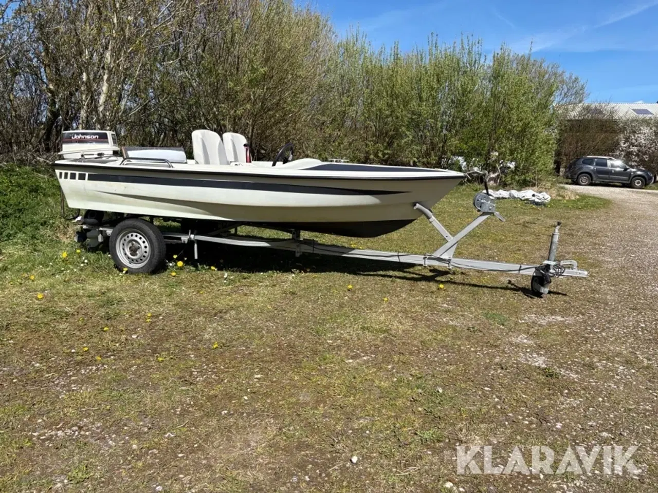 Billede 11 - Båd med ophalningstrailer med bladfjedre