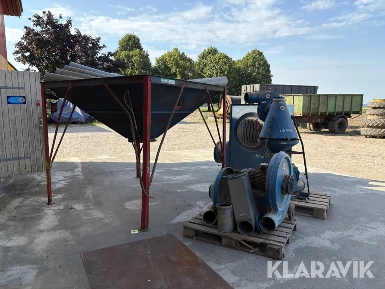 Billede 3 - Korn silo + korn blæse anlæg Flexsilo System