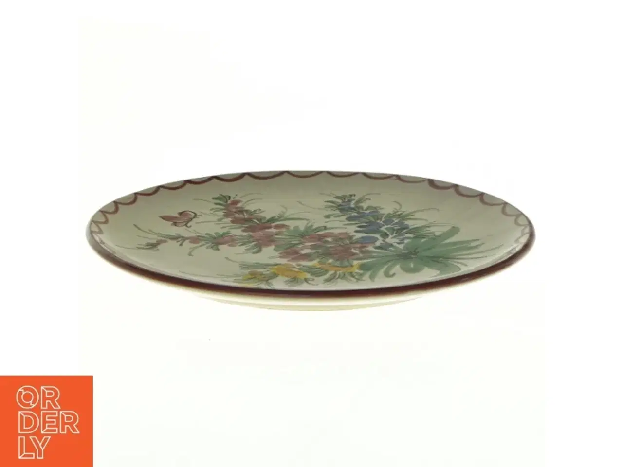 Billede 2 - Blomsterdekoreret fad fra Ulmea (str. Diameter 20 cm)