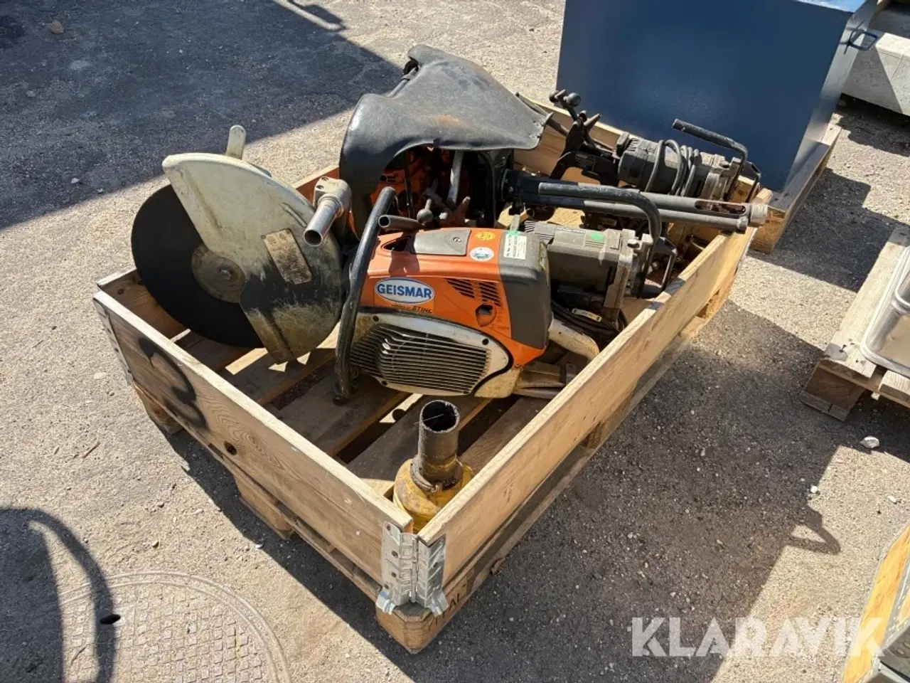 Billede 1 - Lot med Kapsav, Skinneboremaskine, cembre skinneboremaskine Geismar, Husqvarna