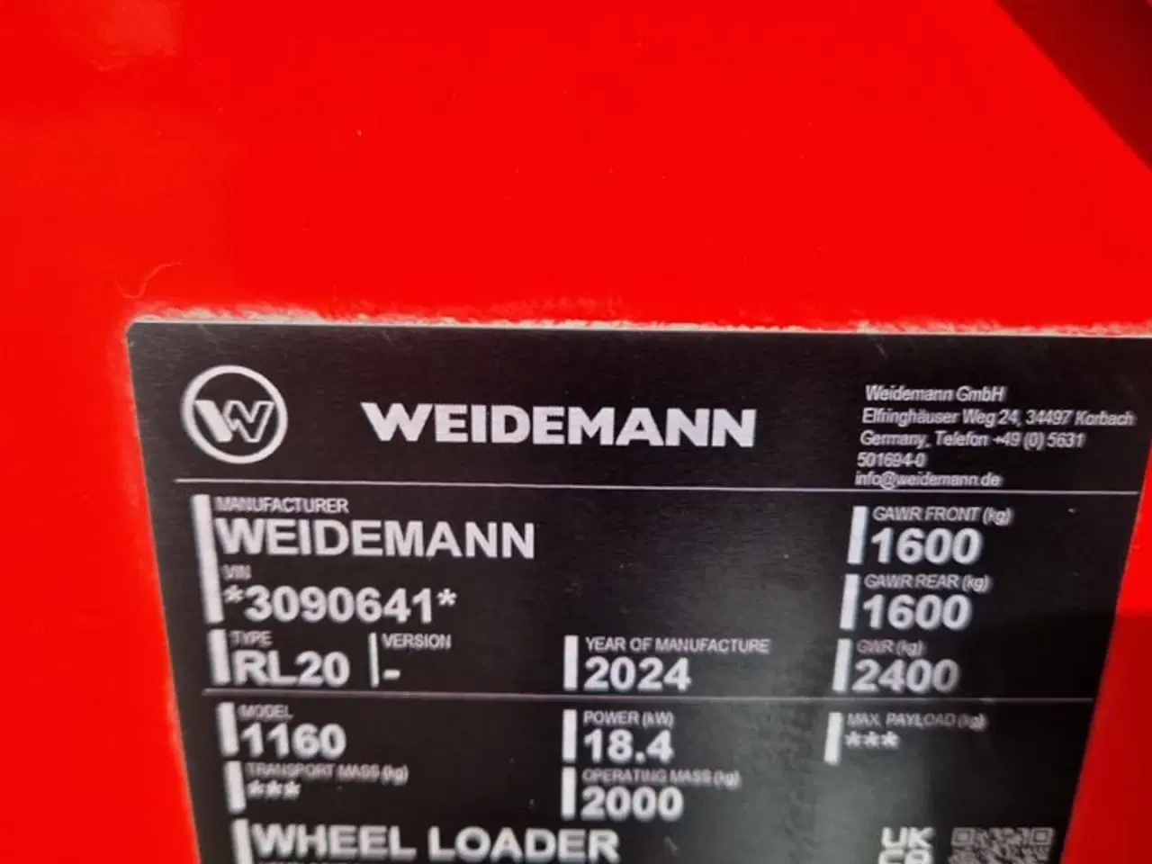 Billede 12 - Weidemann 1160 Plus med EPS klaptag