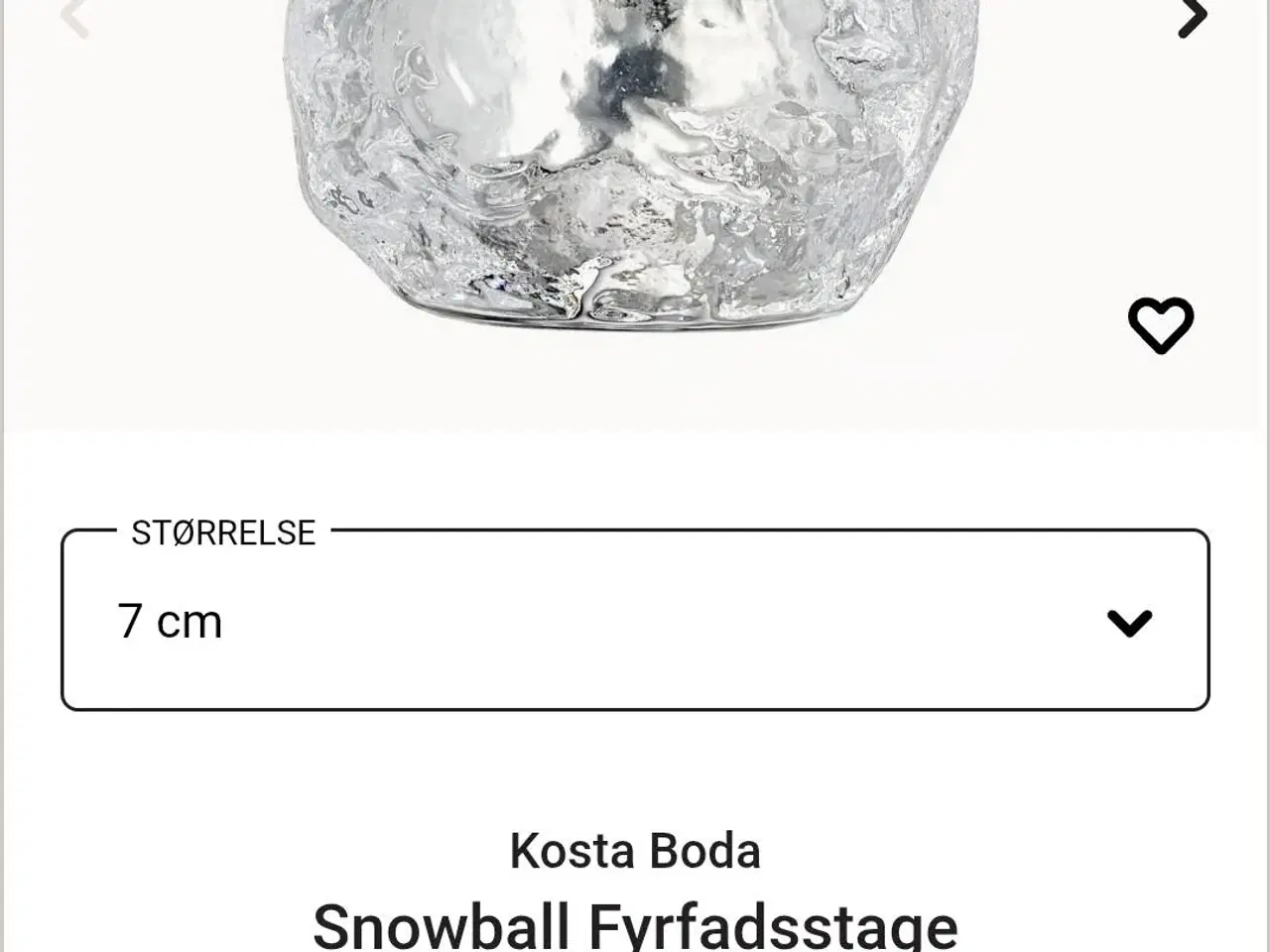 Billede 7 - Kosta Boda Snowball/Snebold Fyrfadsstager 3 stk