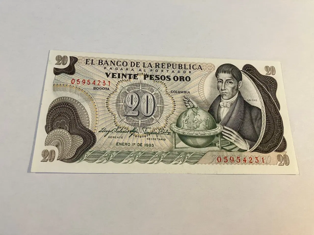Billede 1 - 20 Pesos Colombia 1983