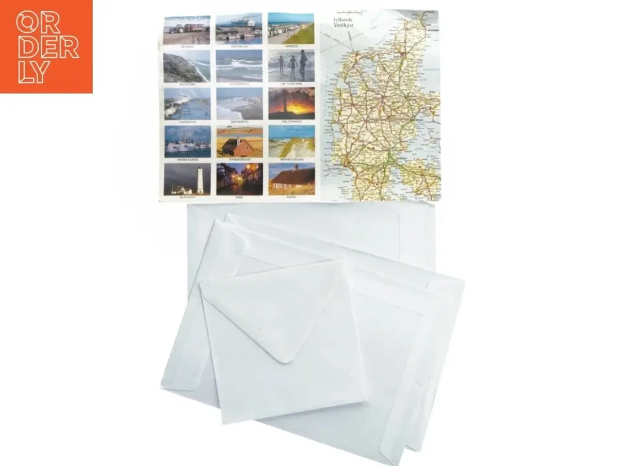 Billede 1 - Kort med kuverter (str. 26x18 cm)