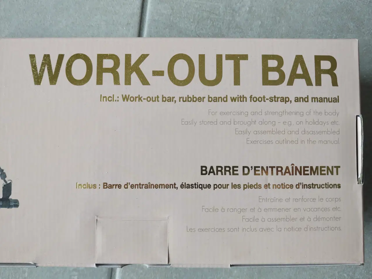 Billede 6 - Yoga Work - out bar. Med redskaber i.