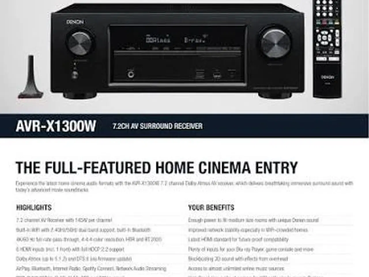 Billede 3 - Denon avr x1300w 
