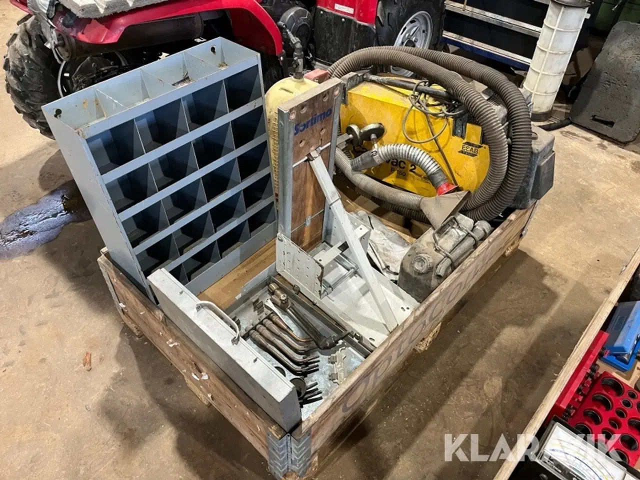 Billede 1 - Svejsesugemaskine ESAB Carryvac 2 med blandet tilbehør