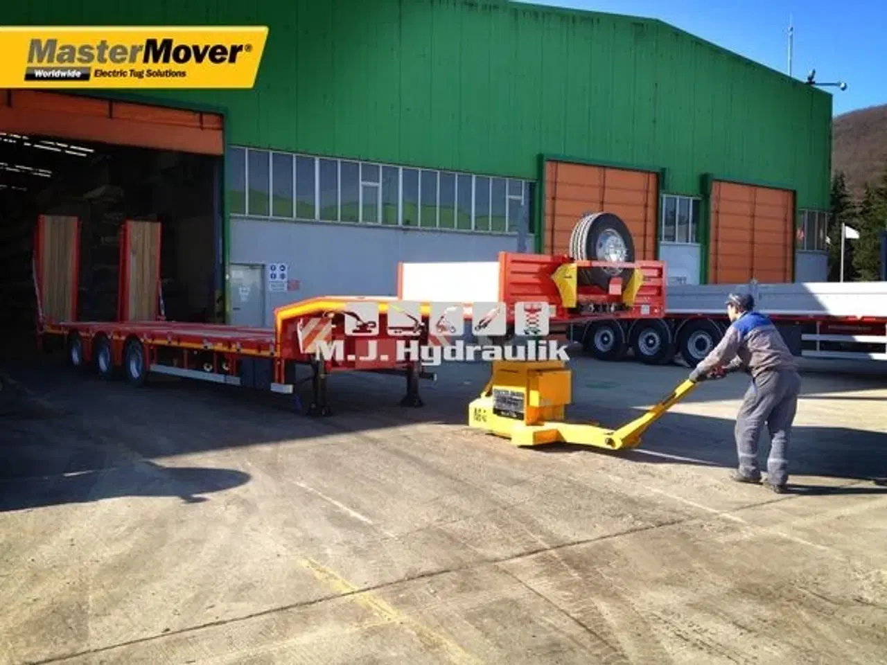 Billede 3 - Trailer Flytte Løsninger - MasterMover Trailer Mover TMS1100+