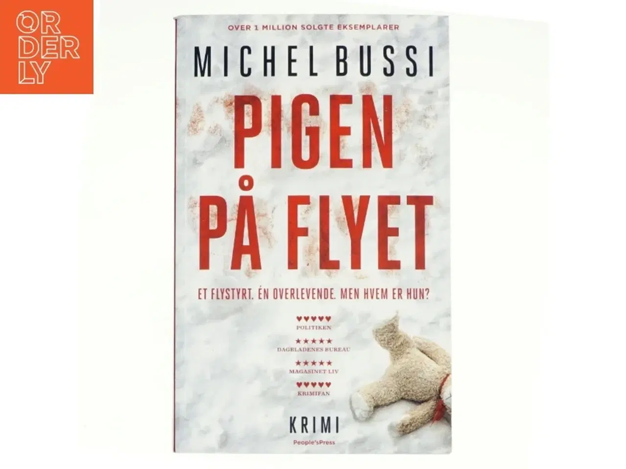 Billede 1 - Pigen på flyet af Michel Bussi (Bog)