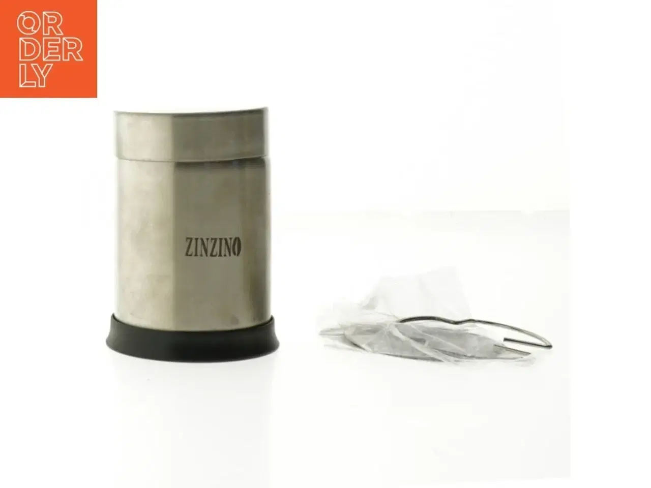 Billede 1 - Mokka-dekorationssæt med strødåse og adskillige skabeloner str. Ø. 7 cm. længde. 10,5 cm)