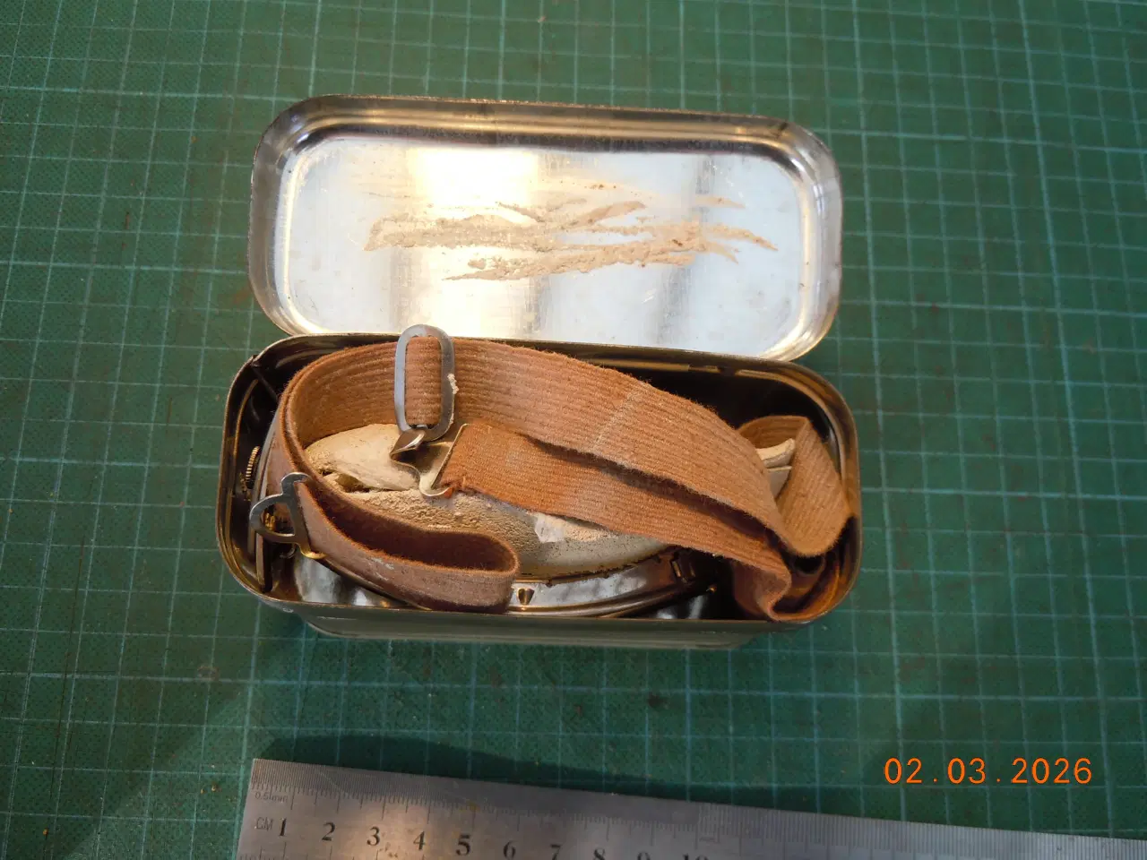 Billede 3 - Militære motorbriller , ubrugte i blikæsker.