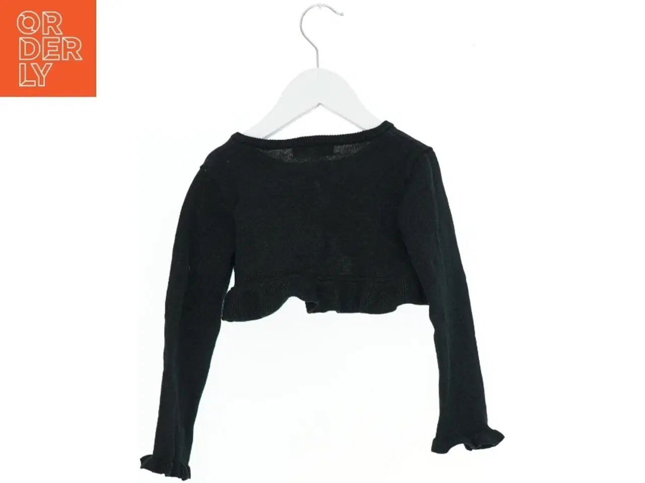 Billede 2 - Sort Cardigan med Flæser til Børn fra H&M (str. 98)