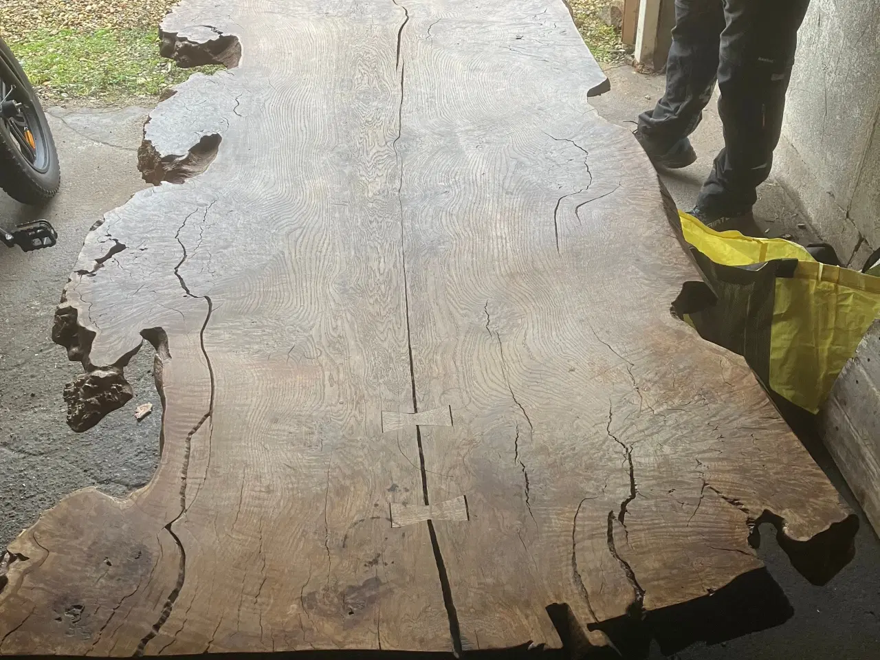 Billede 1 - Plankebord/sofabord egetræ