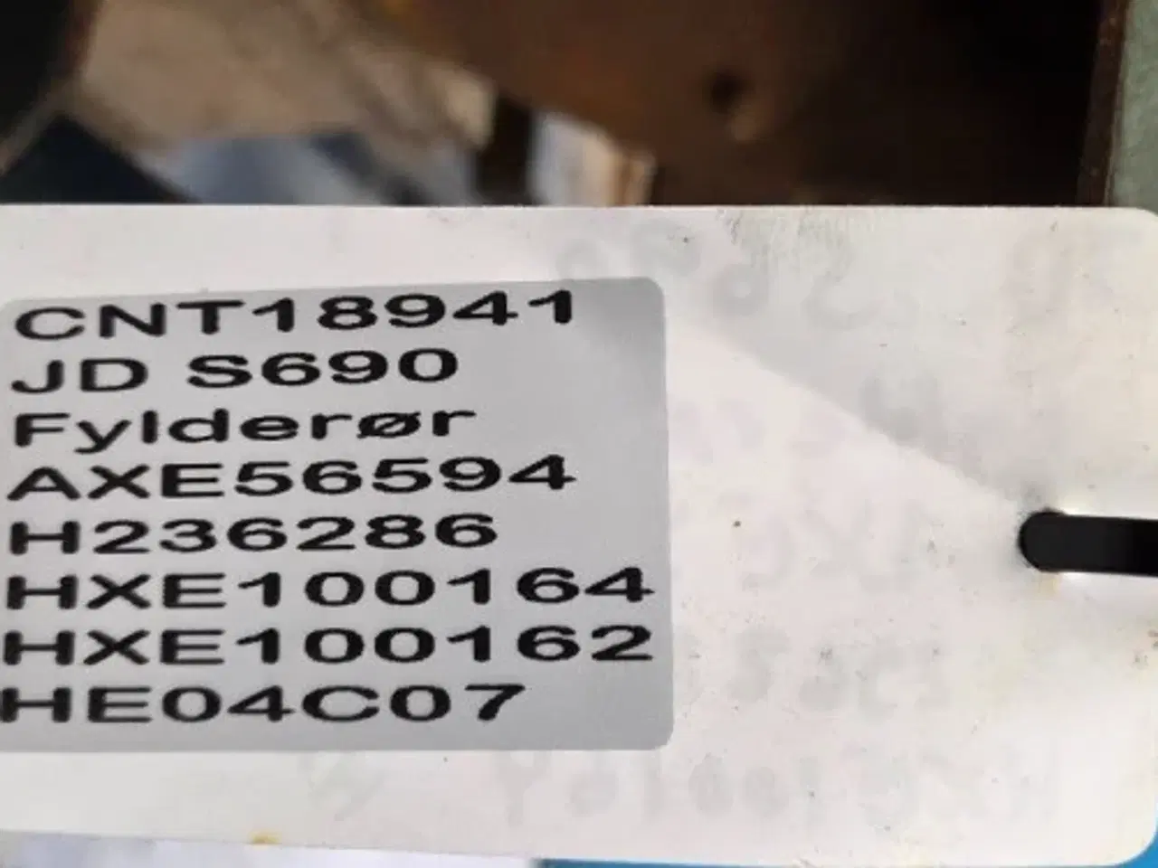 Billede 16 - John Deere S690 Fylderør AXE56594