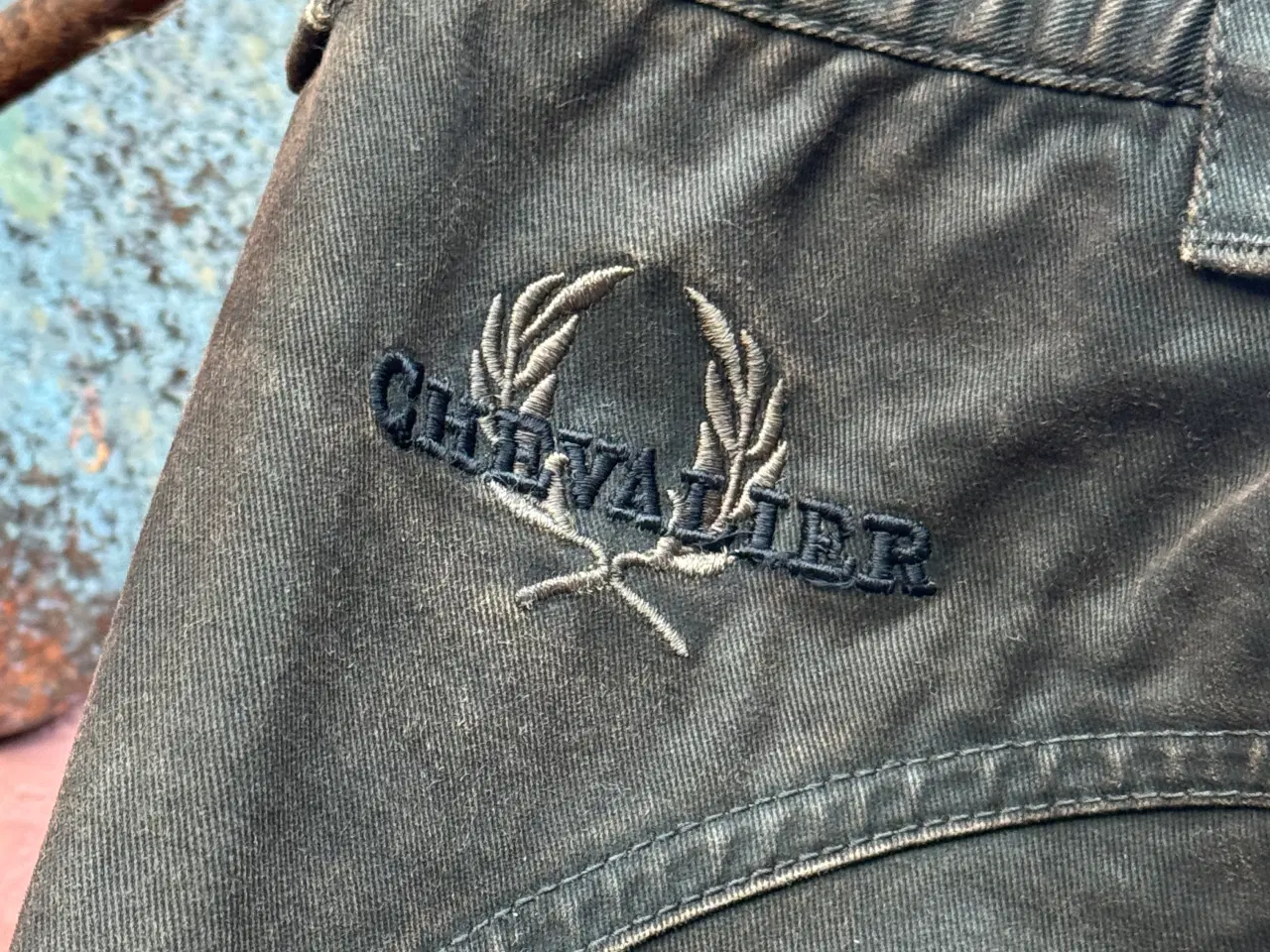 Billede 4 - Stofbukser i råt look - til kvinder