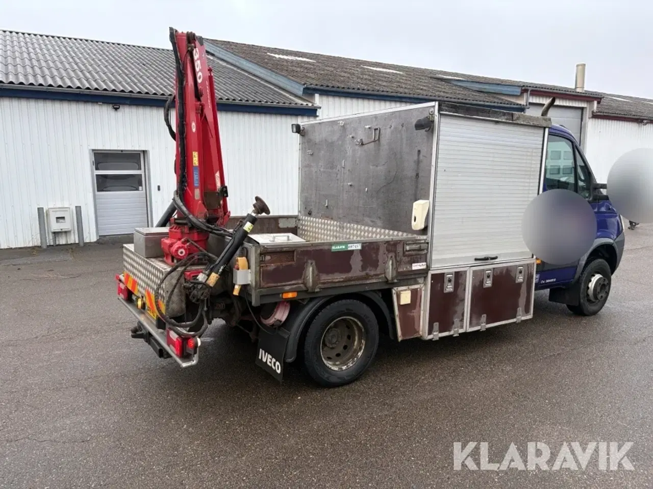 Billede 5 - Lastbil Iveco Daily 65C17 med kran