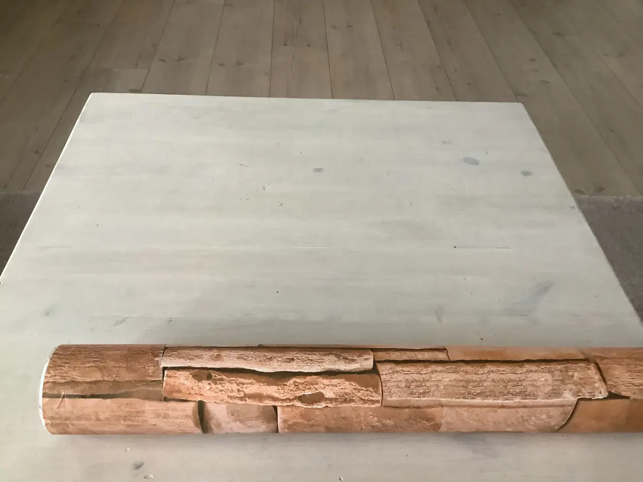 Billede 2 - Dekorationsfolie Stenlook rulle brun