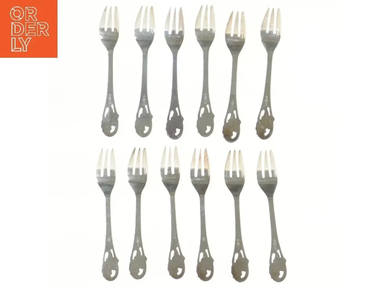 Billede 2 - Sæt af 12 dessertgafler (str. 12 stk 15 cm)