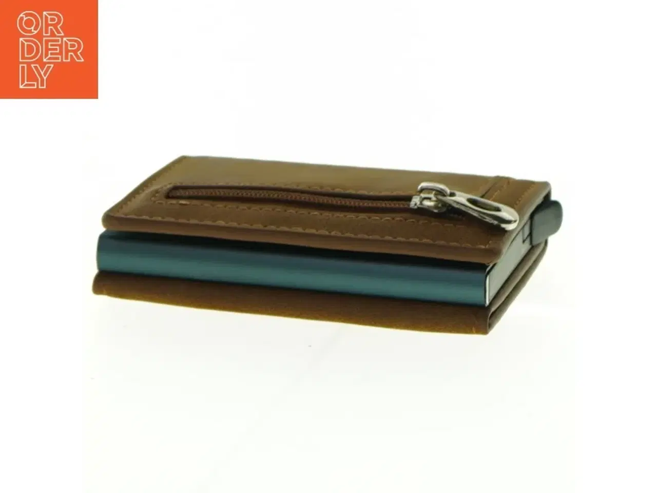 Billede 1 - Læder tegnebog (str. 10 x 7 cm)