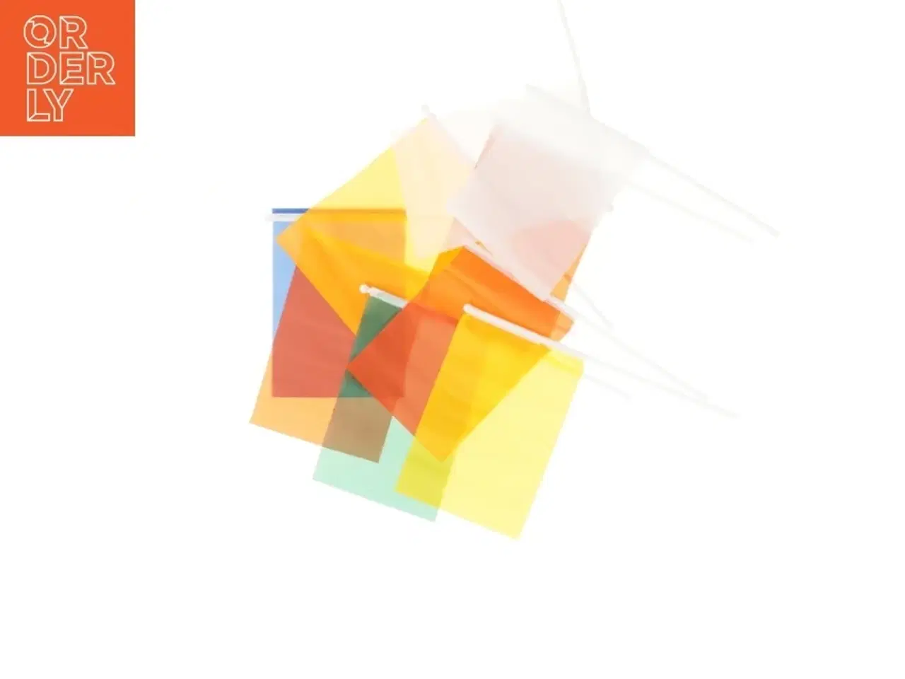 Billede 2 - Farverige flag (str. 30 cm)