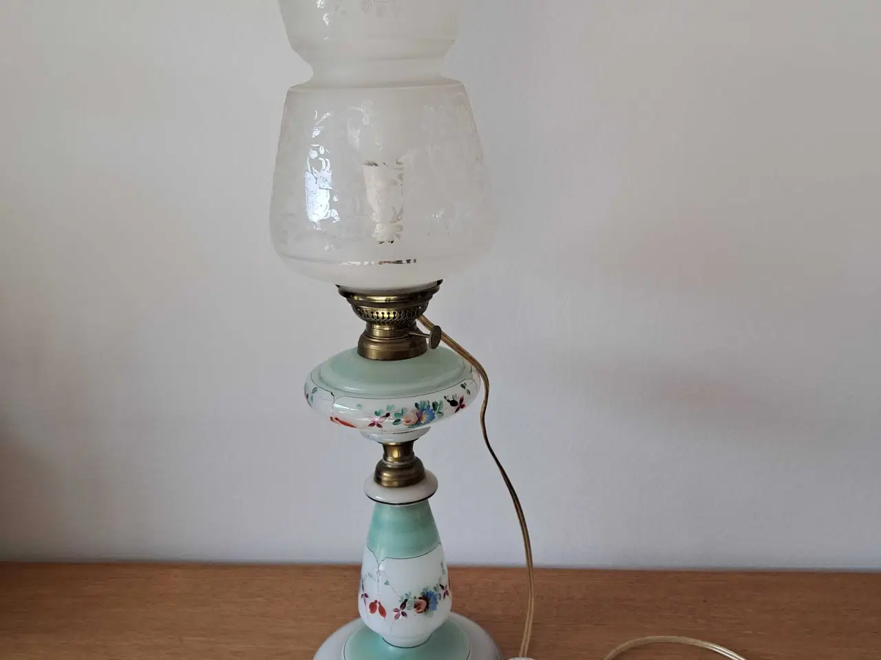 Billede 1 - Gammel bordlampe
