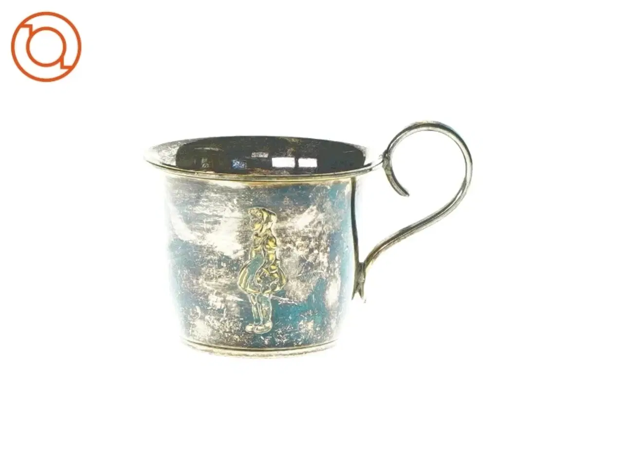 Billede 1 - Messing kop med motiv og navn: Mona